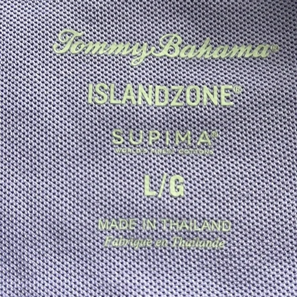 Tommy Bahama IslandZone® supima lavender button up shirt - Picture 5 of 5